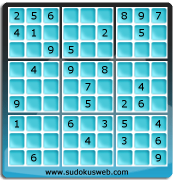 Sudoku von mittelmässiger höhe