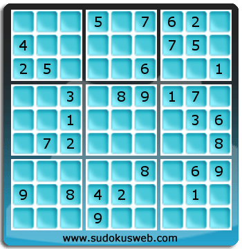 Sudoku von mittelmässiger höhe