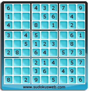 Sudoku de Nivell Molt Fàcil Sudoku de Nivell Molt Fàcil