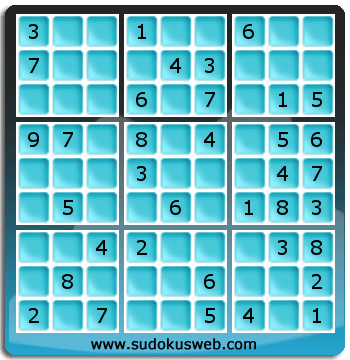 Sudoku von einfacher höhe