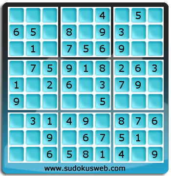 Sudoku von sehr einfacher höhe