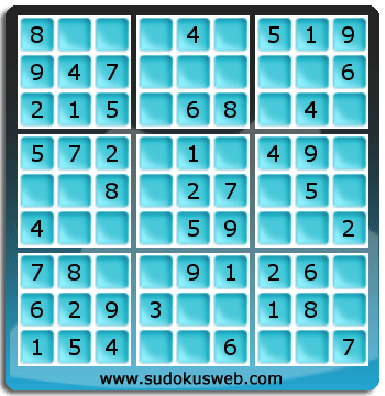 Sudoku von sehr einfacher höhe