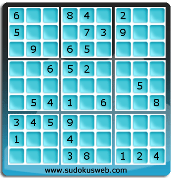 Sudoku von mittelmässiger höhe