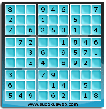 Sudoku de Nivell Molt Fàcil Sudoku de Nivell Molt Fàcil