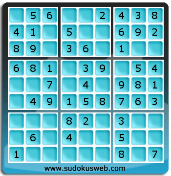 Sudoku von sehr einfacher höhe