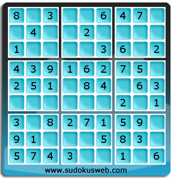 Sudoku de Niveau Très Facile Sudoku de Niveau Très Facile