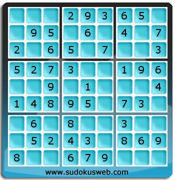 Nivel Muito Facil de Sudoku Nivel Muito Facil de Sudoku