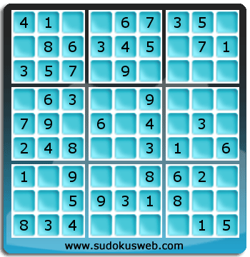 Sudoku de Niveau Très Facile Sudoku de Niveau Très Facile
