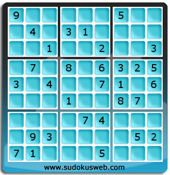 Sudoku von mittelmässiger höhe