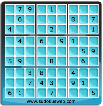 Sudoku von mittelmässiger höhe