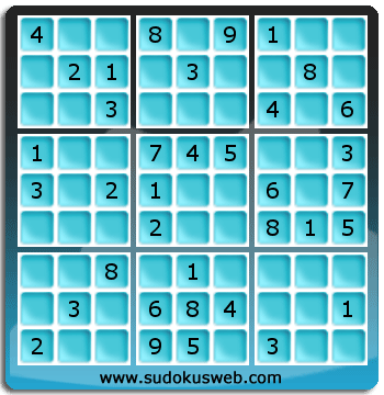 Nivel Facil de Sudoku Nivel Facil de Sudoku