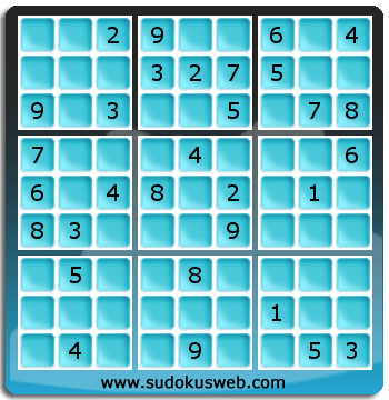 Sudoku von mittelmässiger höhe