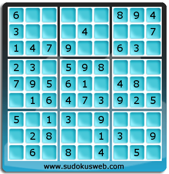 Nivel Muito Facil de Sudoku