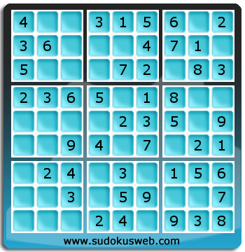 Sudoku de Niveau Très Facile