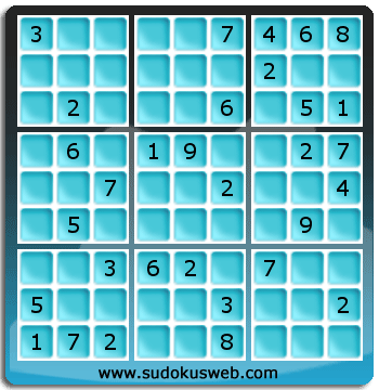 Sudoku von mittelmässiger höhe