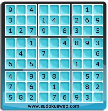 Nivel Muito Facil de Sudoku Nivel Muito Facil de Sudoku