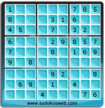 Nivel Facil de Sudoku Nivel Facil de Sudoku