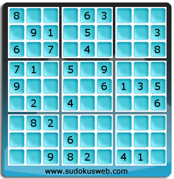 Sudoku von mittelmässiger höhe