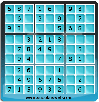 Nivel Muito Facil de Sudoku Nivel Muito Facil de Sudoku