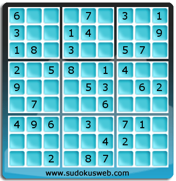 Sudoku von einfacher höhe