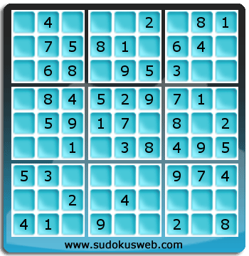 Sudoku de Nivel Muy Fácil