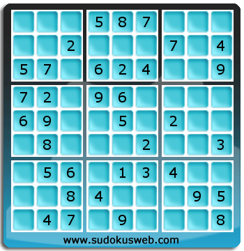 Sudoku von einfacher höhe