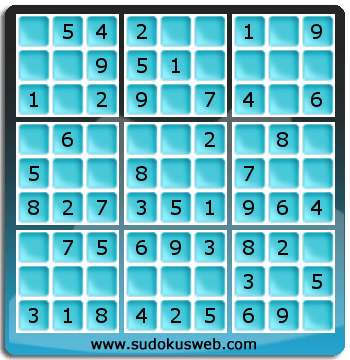 Sudoku von sehr einfacher höhe