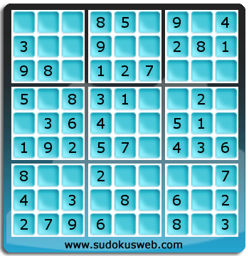 Sudoku de Nivell Molt Fàcil