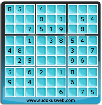 Sudoku von einfacher höhe