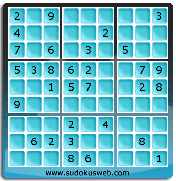 Sudoku von mittelmässiger höhe