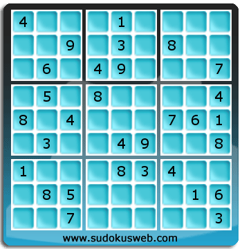 Sudoku von mittelmässiger höhe