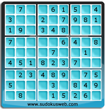 Sudoku de Nivel Muy Fácil