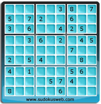 Sudoku von mittelmässiger höhe