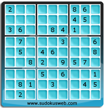 Sudoku von mittelmässiger höhe