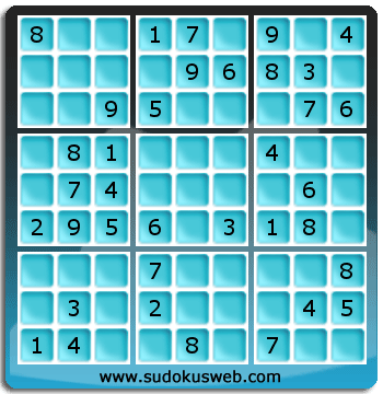 Nivel Facil de Sudoku