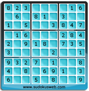 Nivel Muito Facil de Sudoku