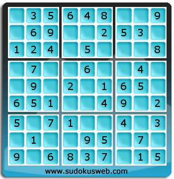Sudoku de Nivell Molt Fàcil Sudoku de Nivell Molt Fàcil