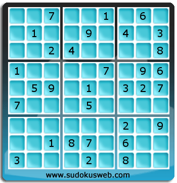 Sudoku von mittelmässiger höhe