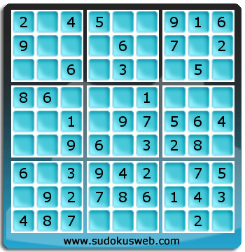 Sudoku de Niveau Très Facile