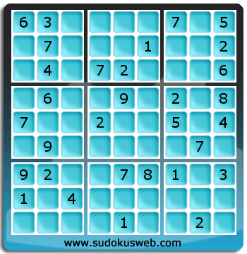 Sudoku von mittelmässiger höhe