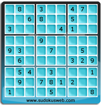 Sudoku von mittelmässiger höhe