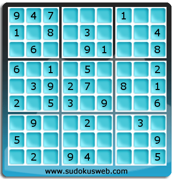 Nivel Facil de Sudoku