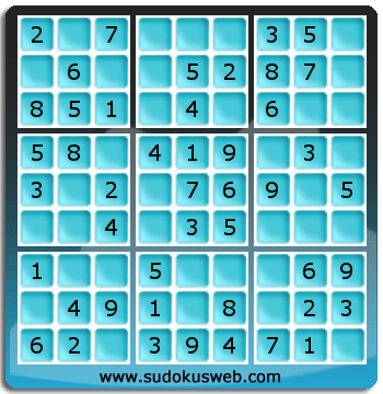 Nivel Muito Facil de Sudoku