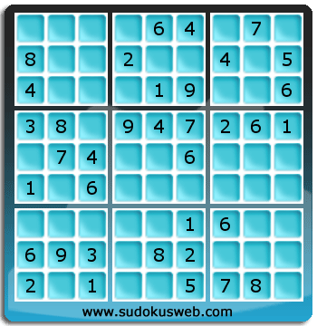 Sudoku de Nivel Fácil Sudoku de Nivel Fácil