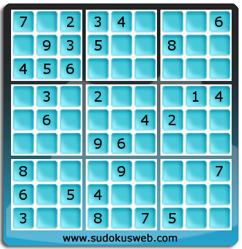 Sudoku von mittelmässiger höhe