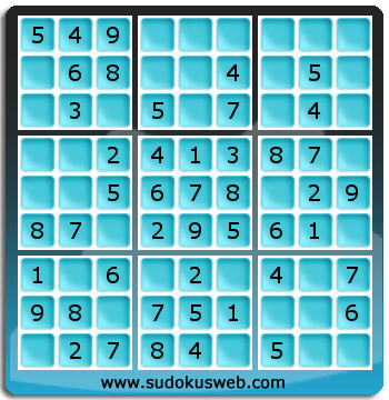 Sudoku de Nivell Molt Fàcil Sudoku de Nivell Molt Fàcil