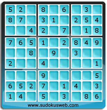 Sudoku de Niveau Très Facile