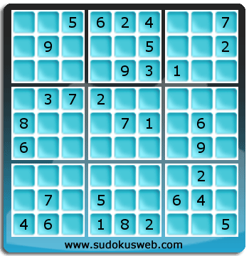 Sudoku von mittelmässiger höhe