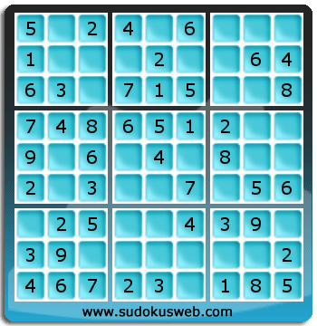 Sudoku von sehr einfacher höhe