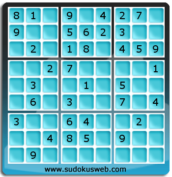 Nivel Facil de Sudoku